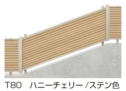 YKK APの「ルシアス フェンスYL1FK型 傾斜地用横ルーバー 【2024.6月発売】【2024年版】」のサブ画像4