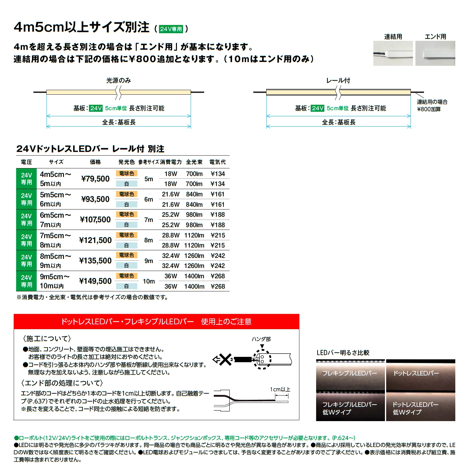 ドットレスLEDバー レール付【2025年版】_価格_3
