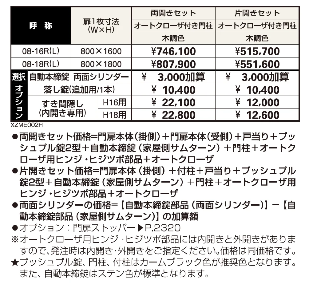 〔共用門扉〕エクスティアラ 門扉4型【2023年版】_価格_1