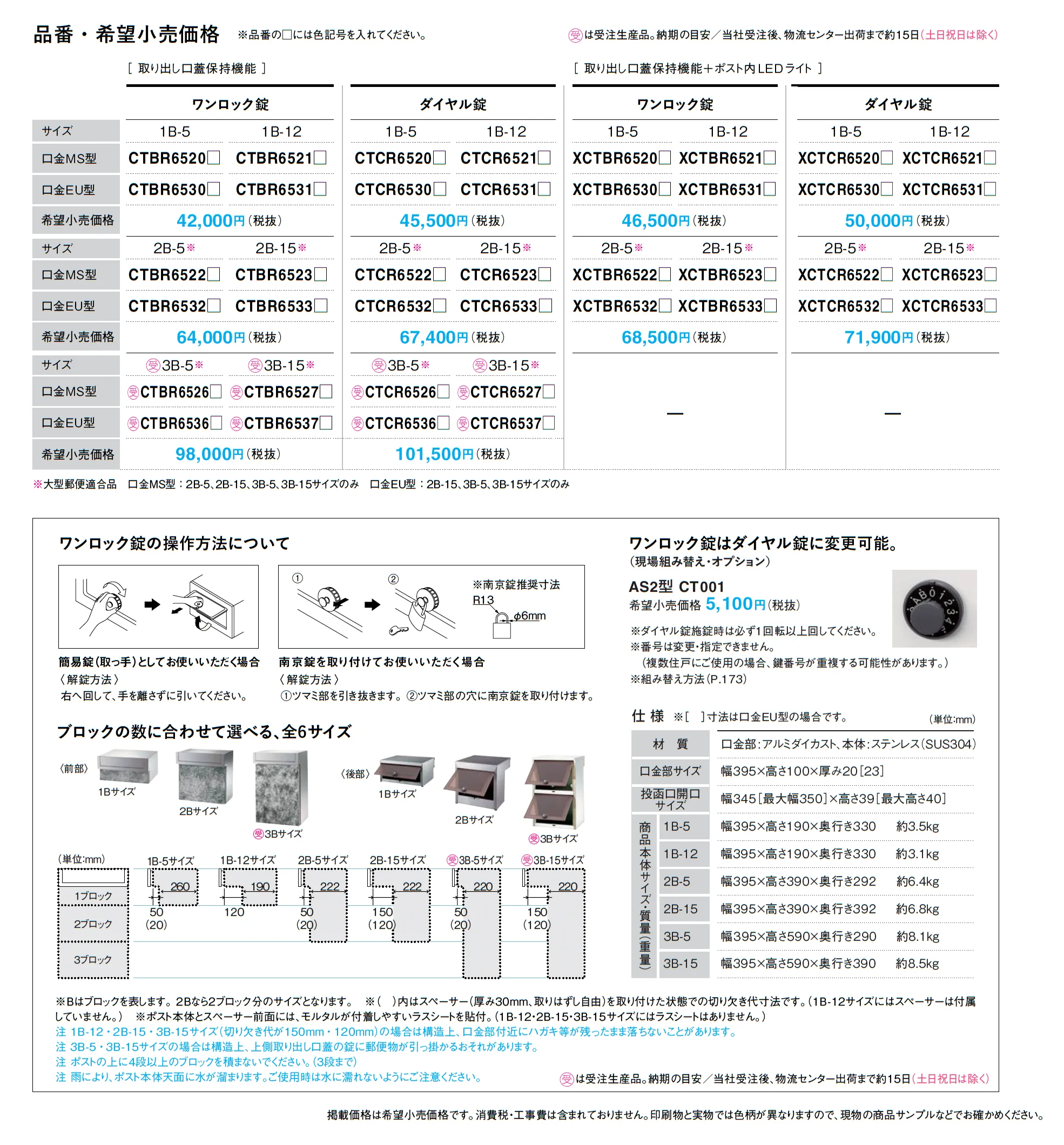 口金 MS型/口金 EU型_価格_1