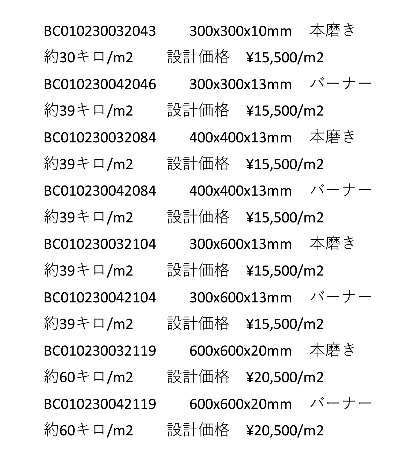 ニューインパラ_価格_1