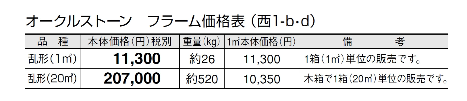 オークルストーン フラーム【2024年版】_価格_4