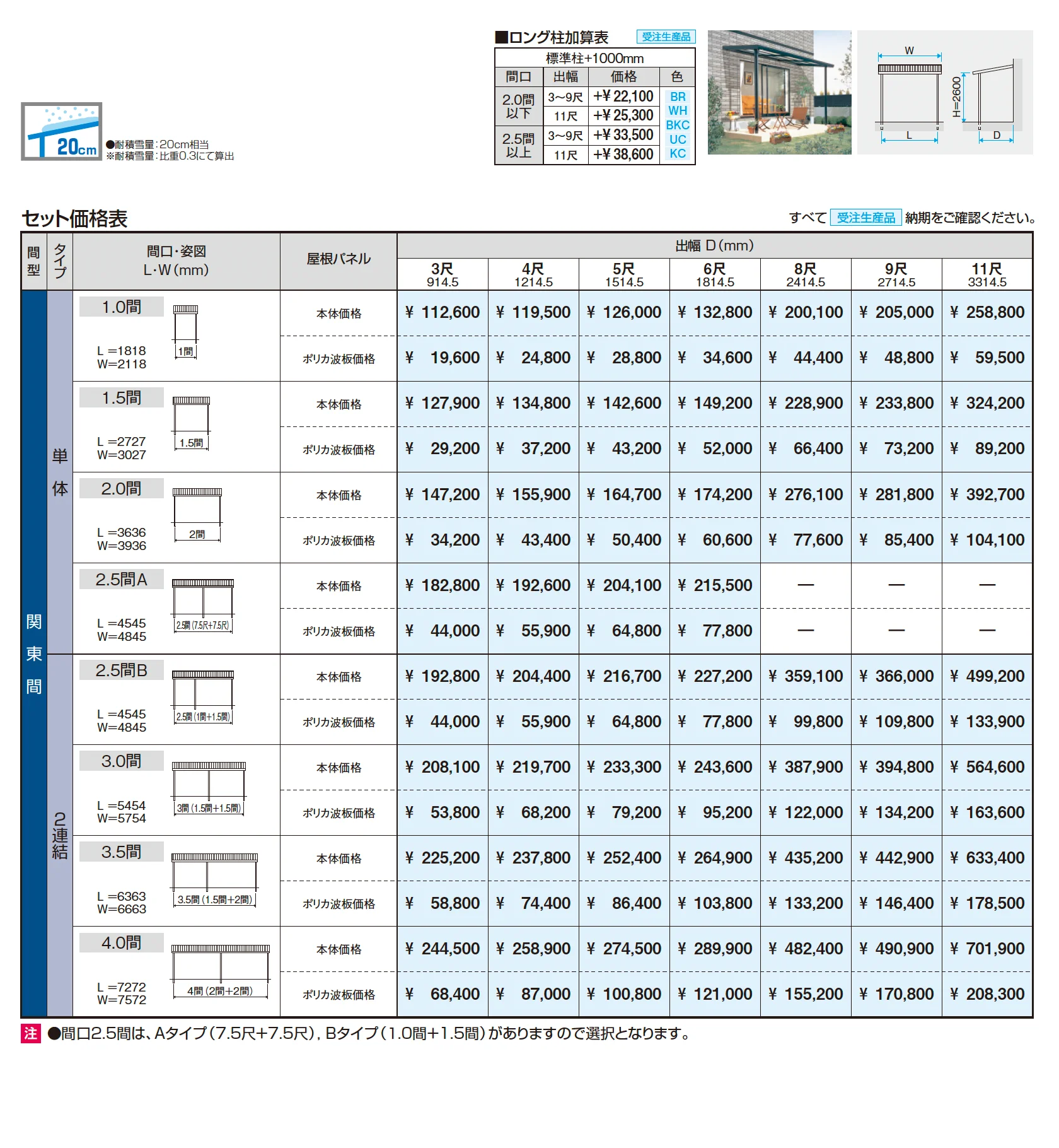 テラーネZ(TZA型 600タイプ)_価格_1