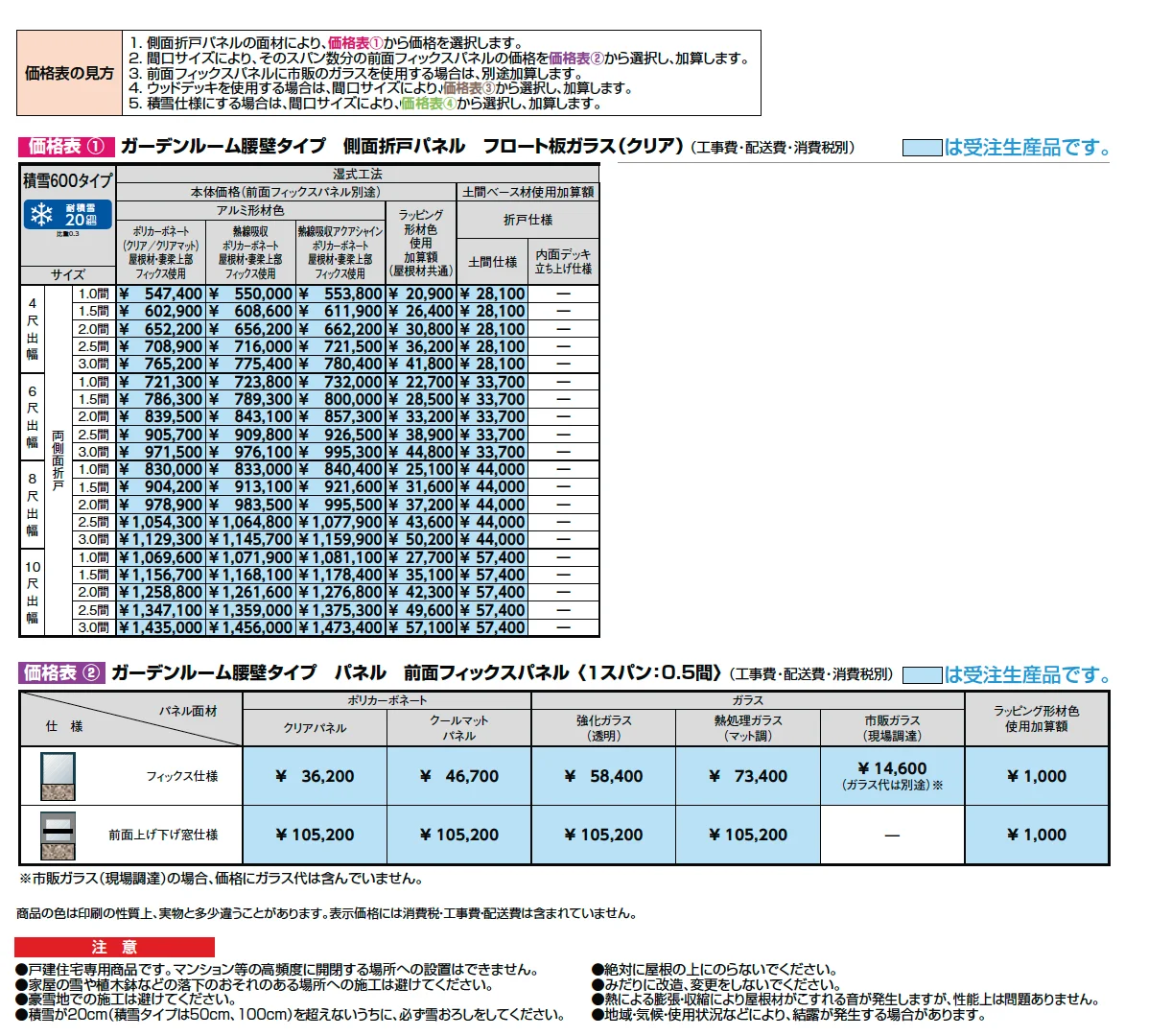 ココマ ガーデンルーム腰壁タイプ(湿式工法)【2024年版】_価格_1