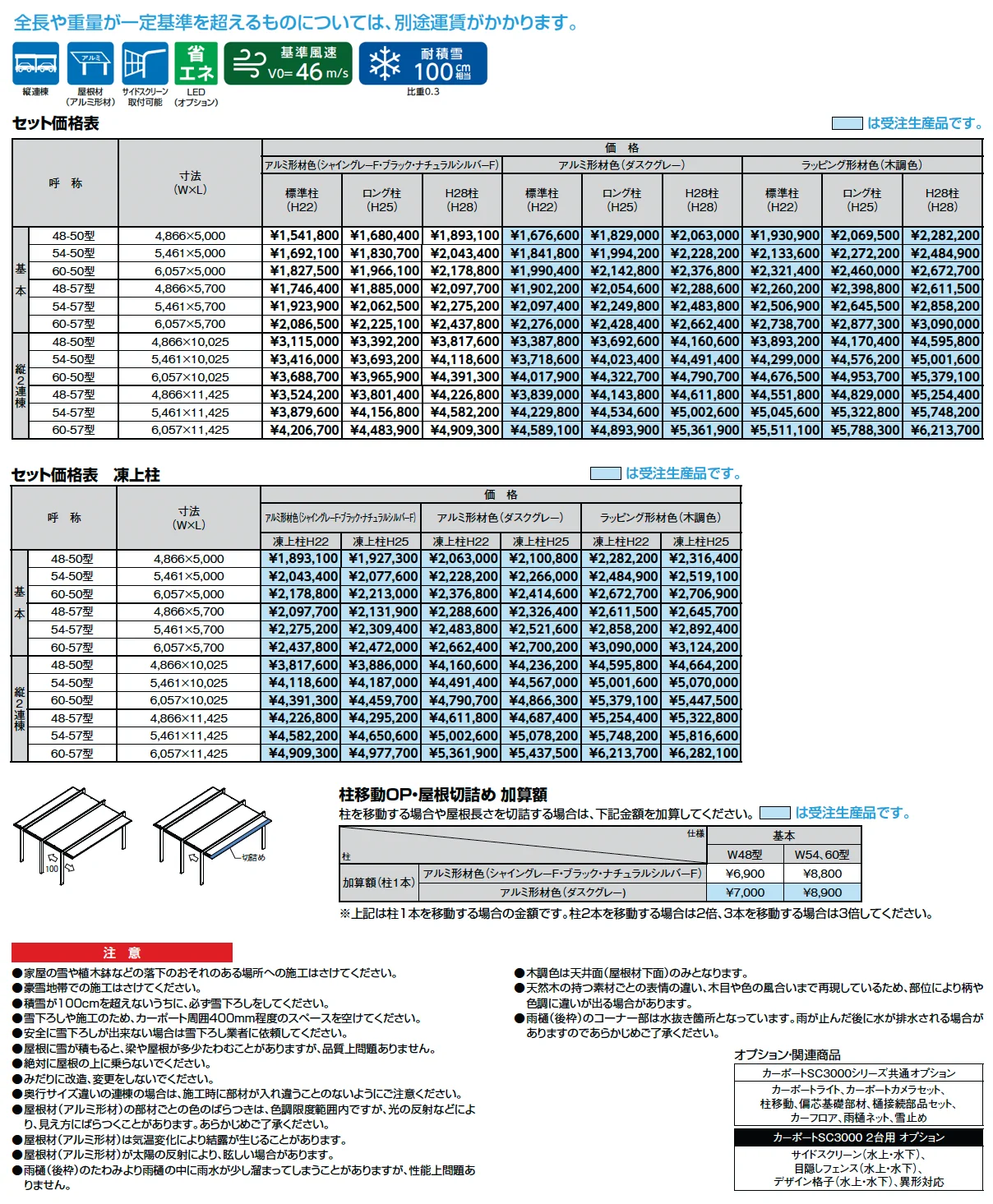 カーポートSC 3000 2台用【2025年版】_価格_1