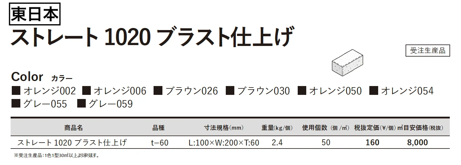 ストレート 1020 ブラスト仕上げ【2024年版】_価格_1