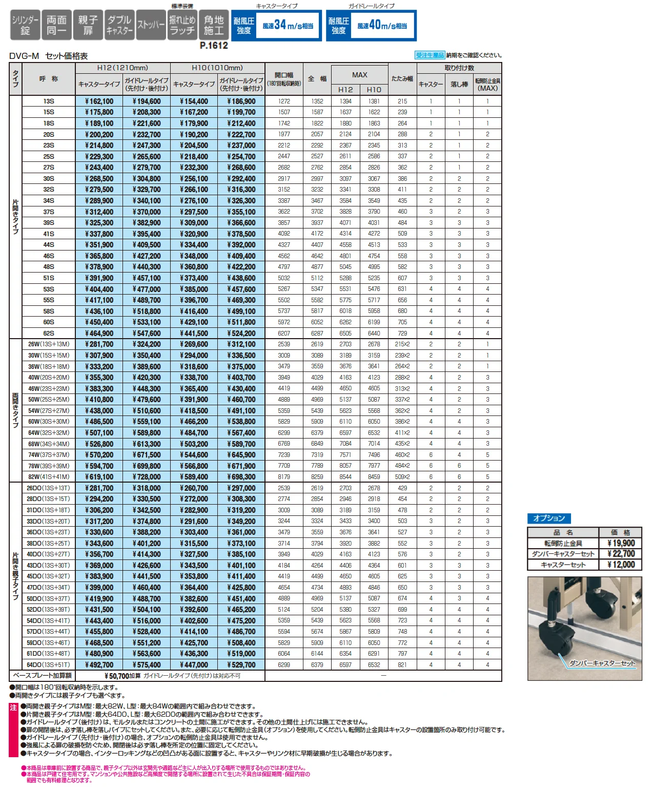 クロスゲートM(2クロスタイプ 標準)【2025年10月価格改訂版】_価格_1