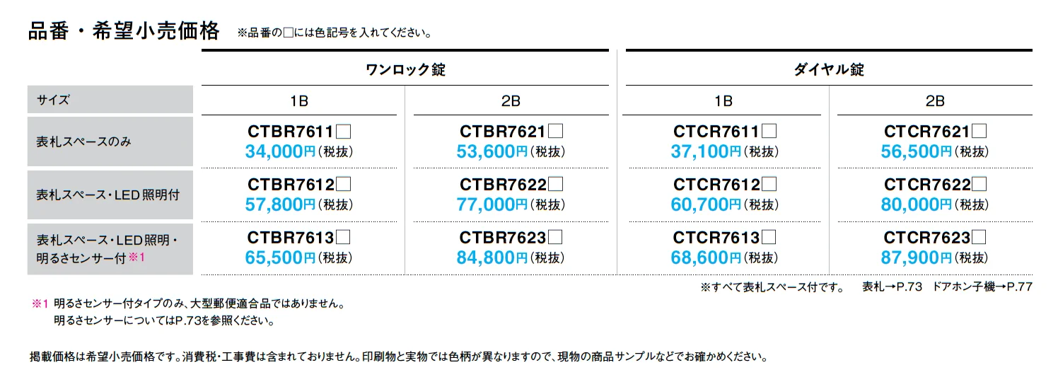 ユニサス ブロックタイプ_価格_1