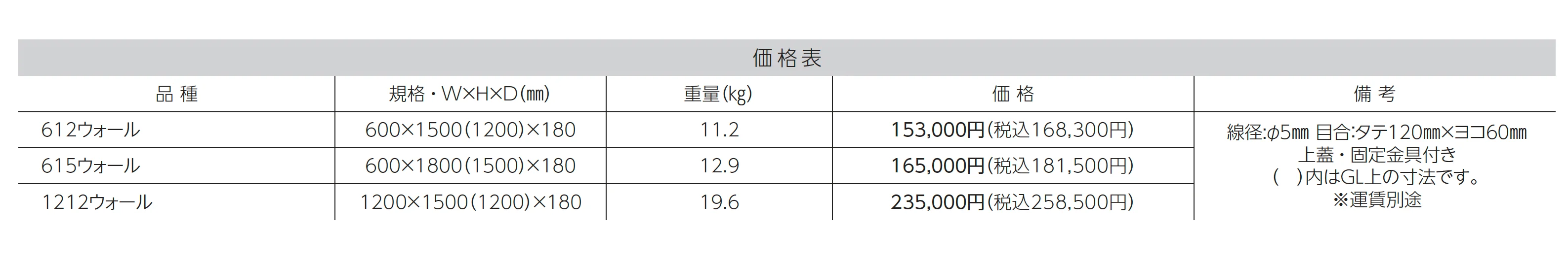 ストーンヴェイル_価格_1