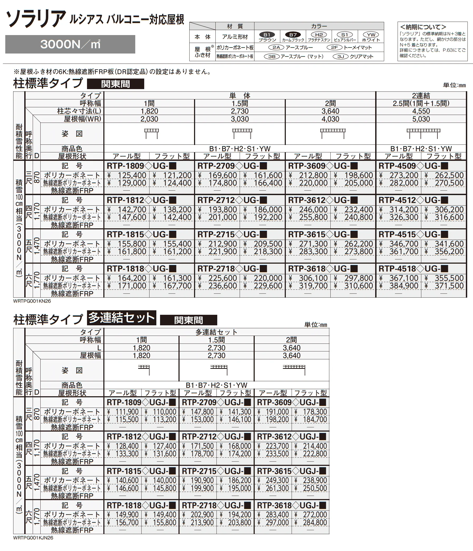 ソラリア ルシアス バルコニー対応屋根_価格_9