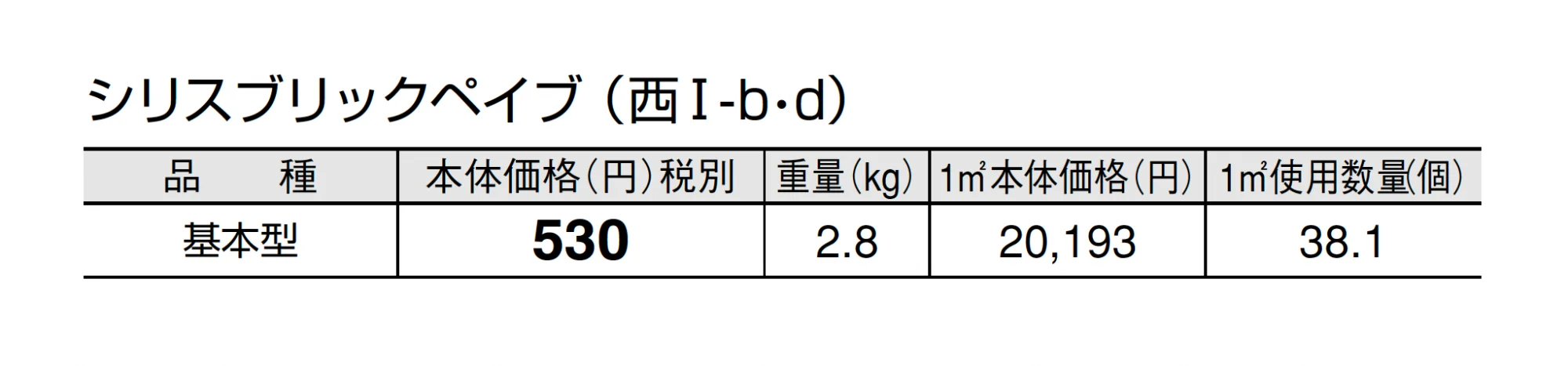 シリスブリックペイブ【2025年版】_価格_4