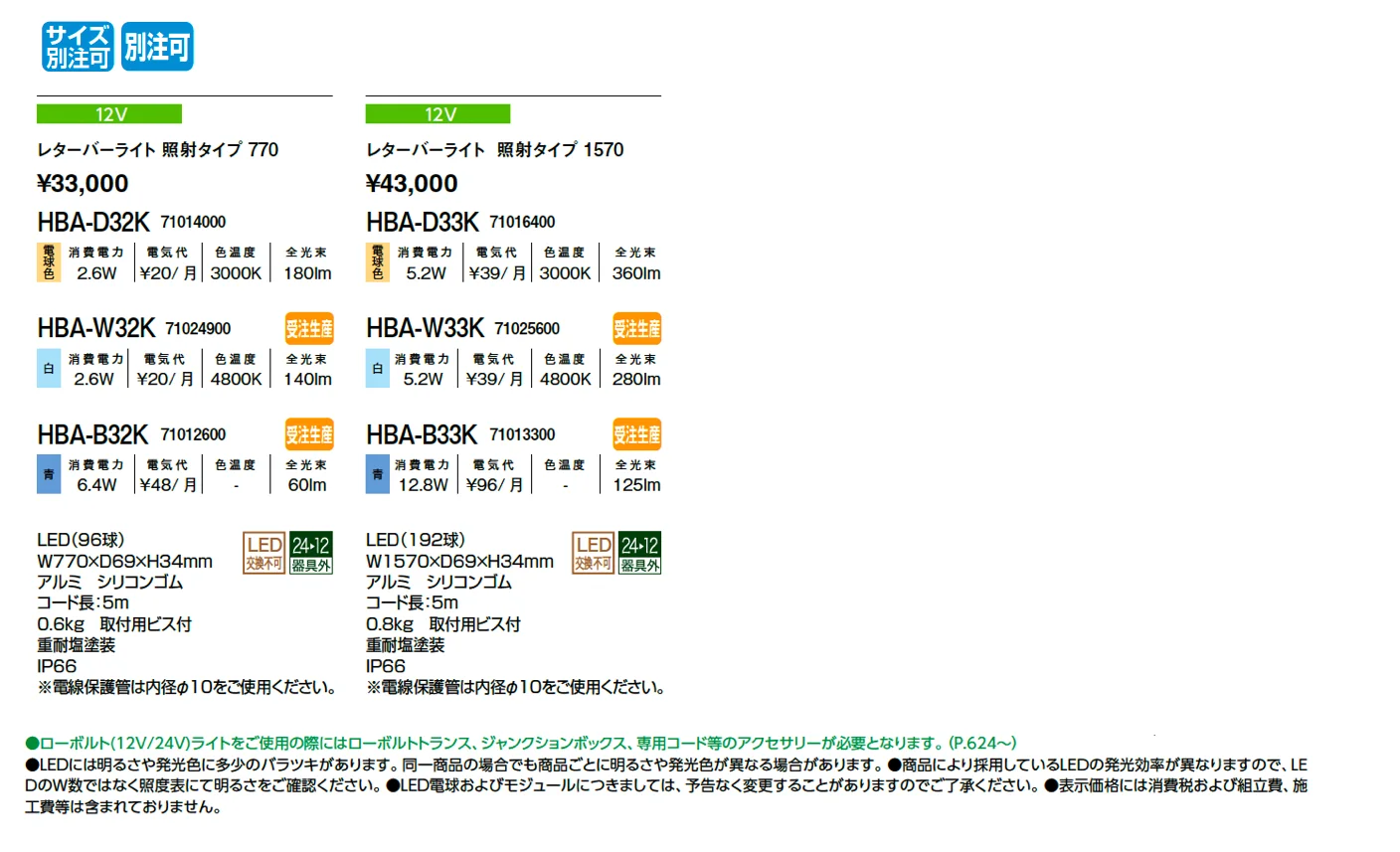 レターバーライト 照射タイプ【2025年版】_価格_1