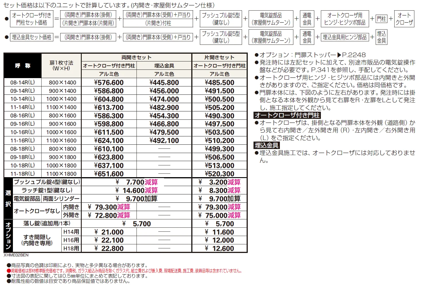 電気錠付共用門扉 シンプレオ 門扉5型【2024年版】_価格_1