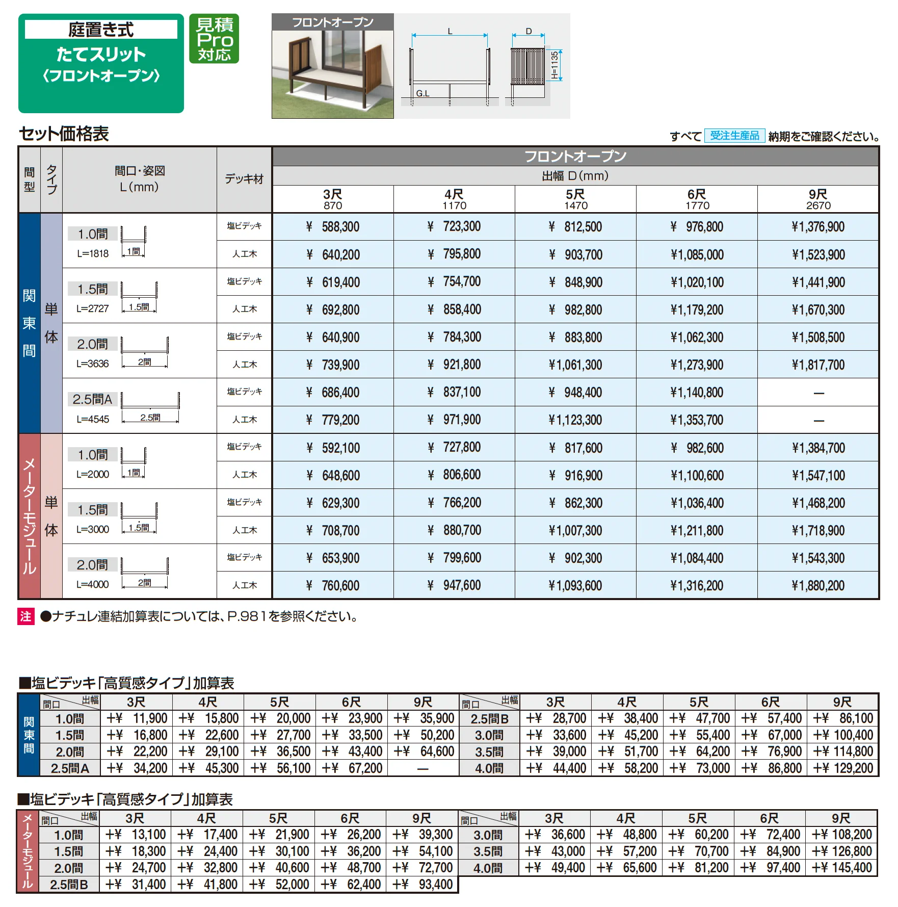 オルネ(庭置き式 たてスリット〈フロントオープン〉)_価格_1