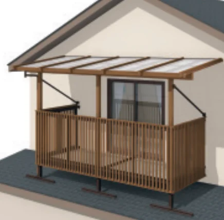 三協アルミの「ナチュレN屋根(オルネ 屋根置式用 1500タイプ 壁付け納まり)【2023年版】」