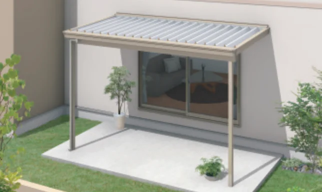 三協アルミの「スーパーテラスGTⅡ(テラス仕様 土間納まり) 【2022年版】」のサブ画像1