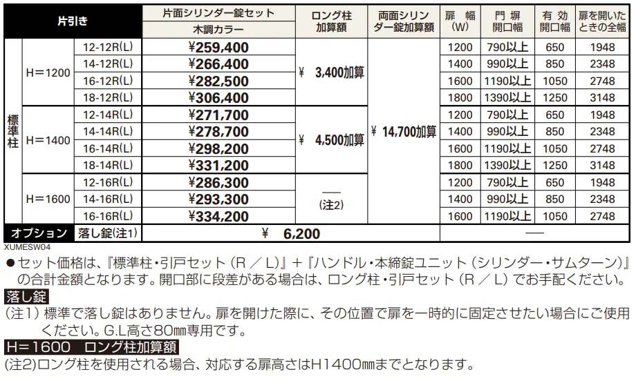 ルシアス スライドW04型 【2022年版】_価格_1