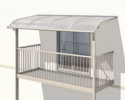 三協アルミの「レボリューA屋根(オルネ 柱建て式用 600タイプ 出幅移動納まり) 【2022年版】」