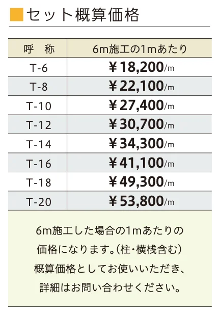 タテイタスタイル 120+45サイズ (隙間20mm)(板デコⅡ仕様) 【2022年版】_価格_3