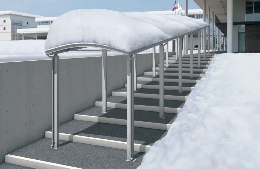 三協アルミの「ファインロードS 両支持タイプ／3000N/㎡ 積雪地域型 傾斜基本ユニット 【2022年版】」