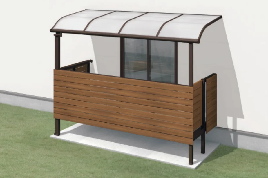 三協アルミの「レボリューA屋根(オルネ 庭置き式用 600タイプ 標準納まり) 【2022年版】」