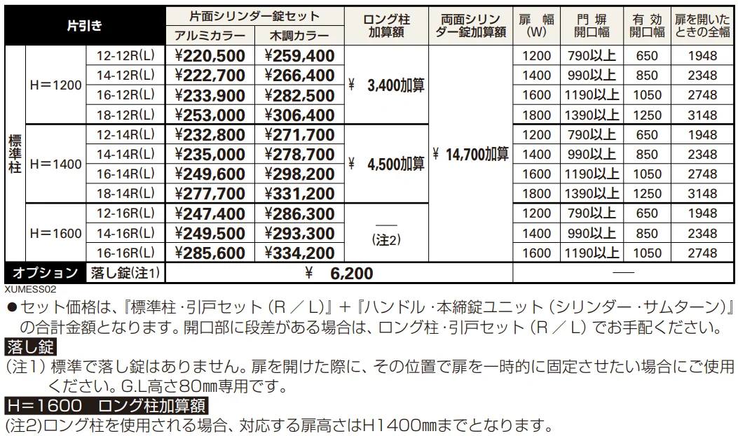 ルシアス スライドS02型 【2022年版】_価格_1