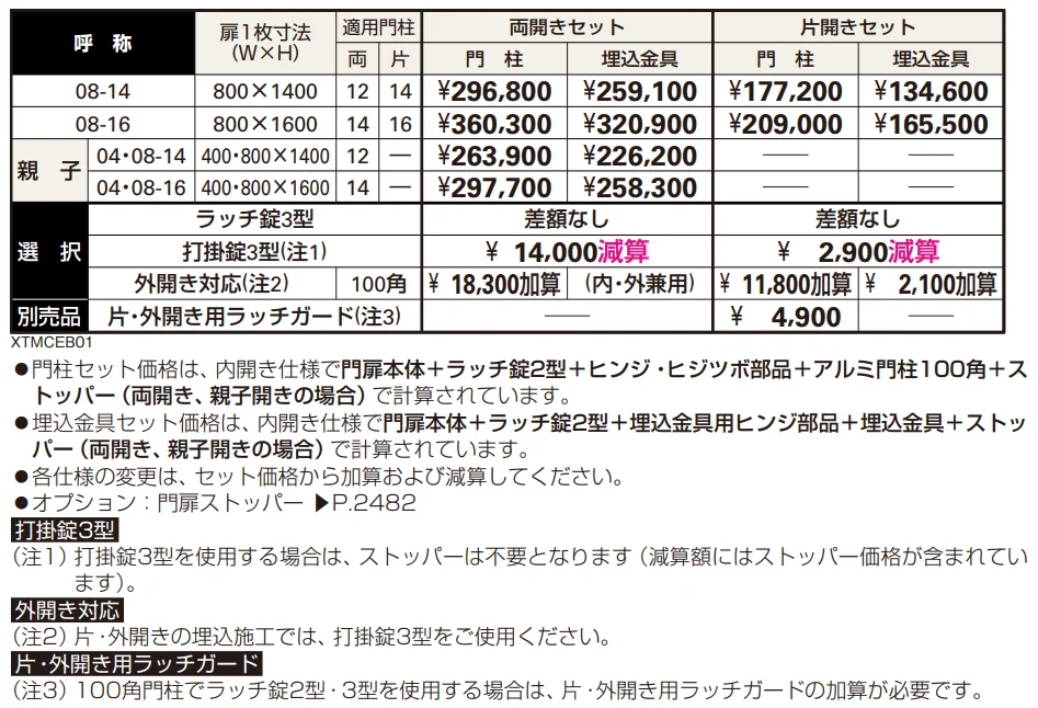 シャローネ 門扉EB01型 【2022年版】_価格_1