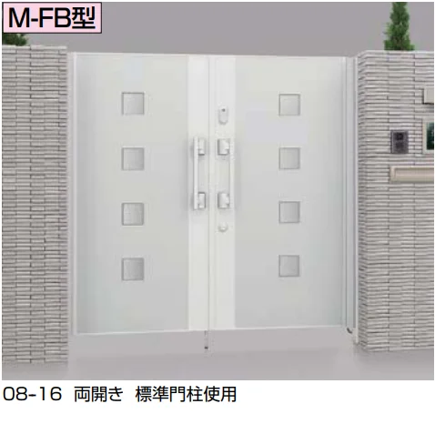 LIXILの「タッチ&ノータッチキー プレミエス門扉 M-FB型【2024年版】」