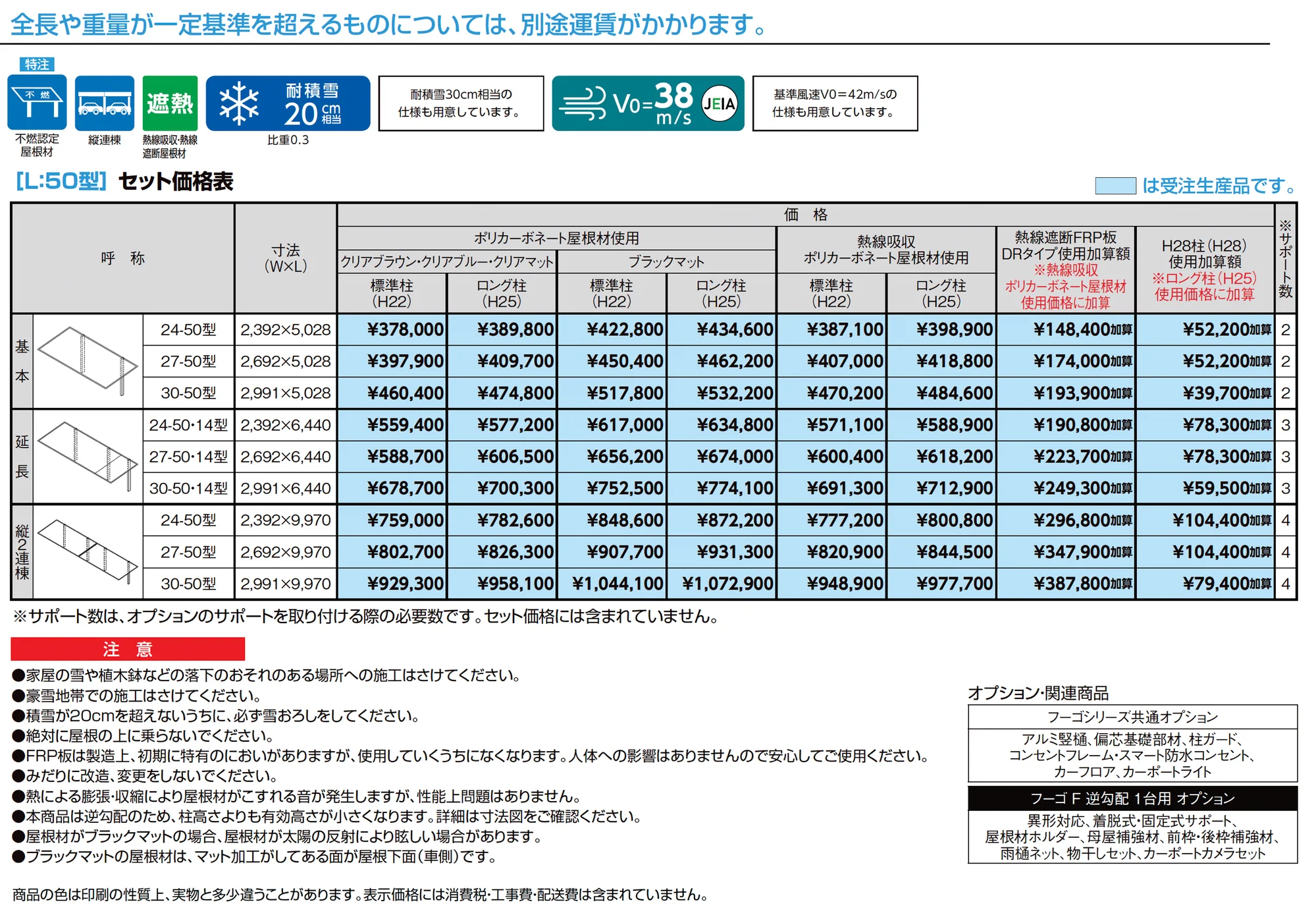 フーゴF 逆勾配 1台用_価格_1