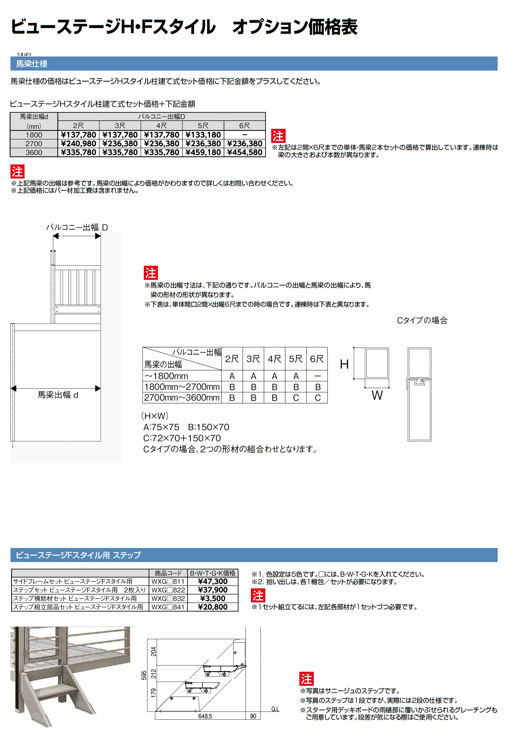 ビューステージ Hスタイル メーターモジュール 柱建て式_価格_4