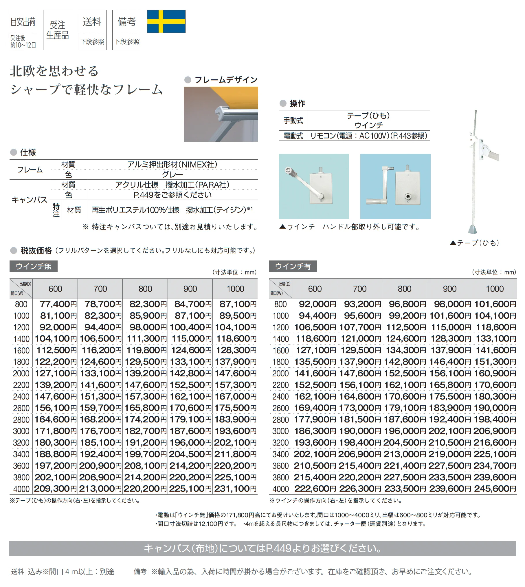 ボスコ スウェーデン_価格_1