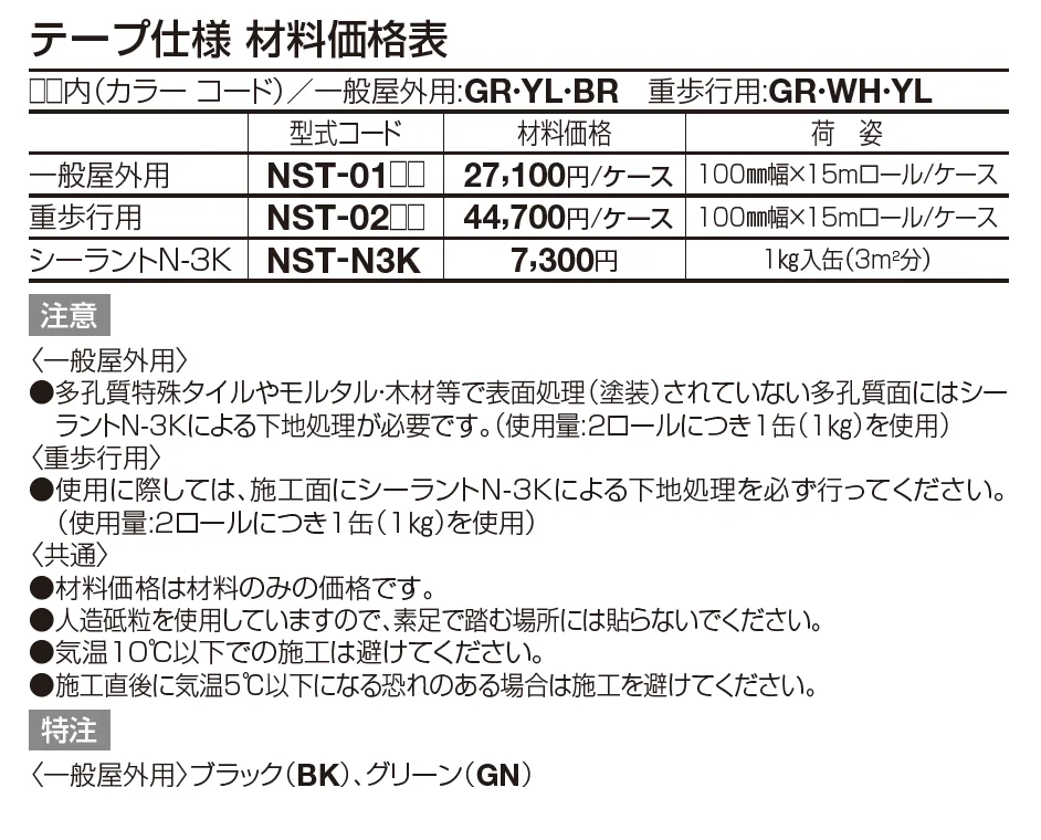 ノンスリップ テープ テープ仕様【2023年版】_価格_1