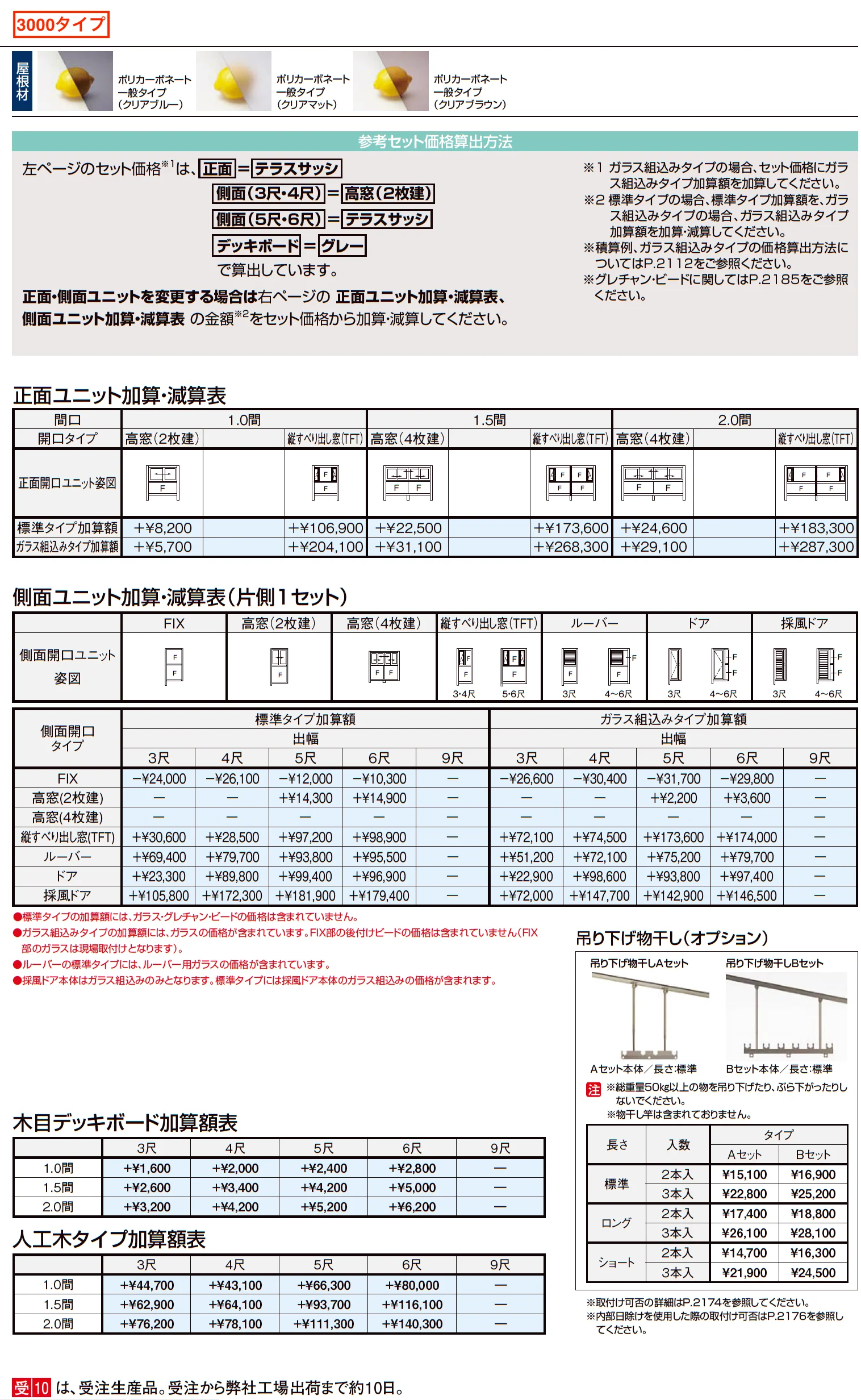 サニージュ F型 床納まり（ランマなし） 関東間【2023年版】_価格_6