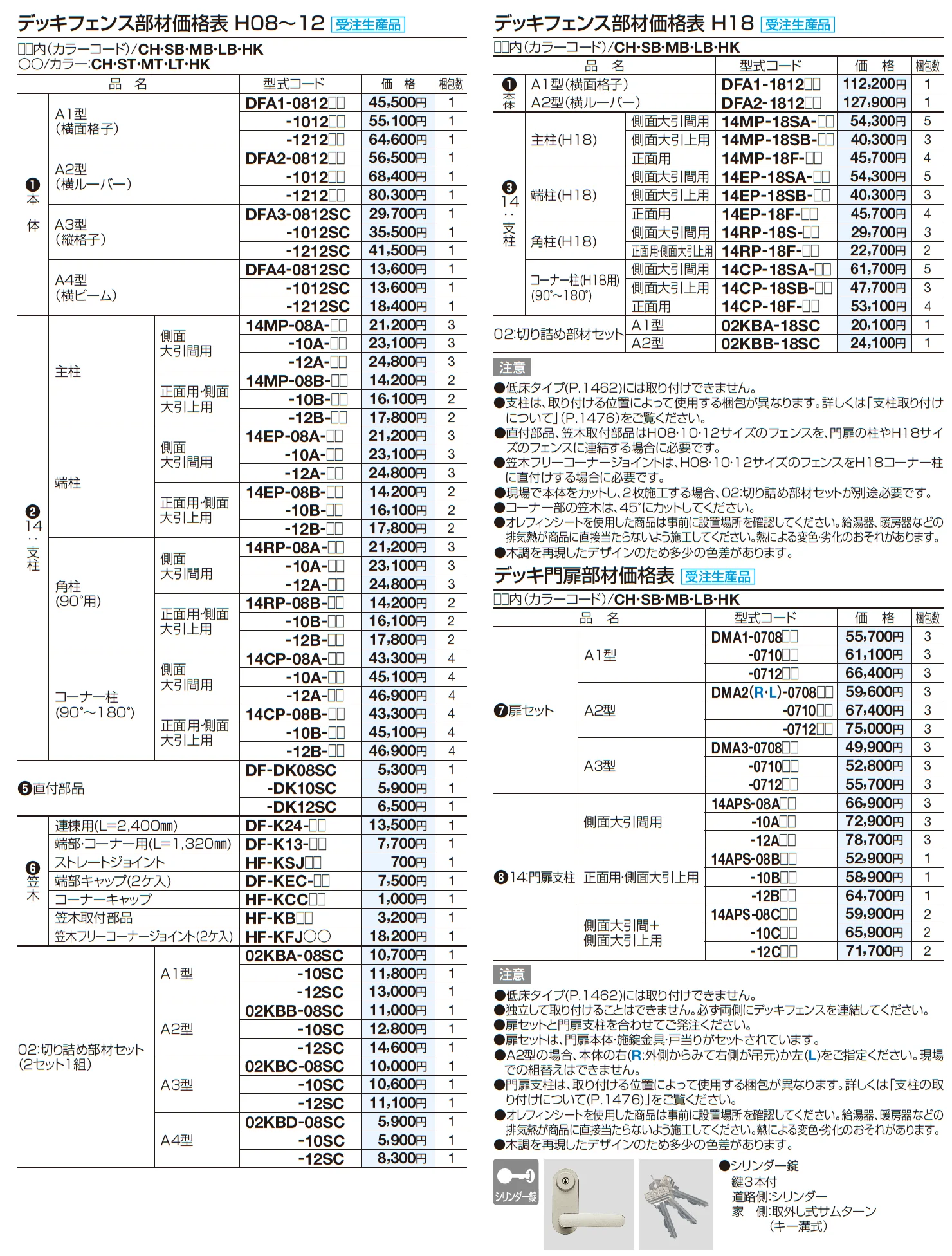 デッキ門扉A2型【2023年版】_価格_1