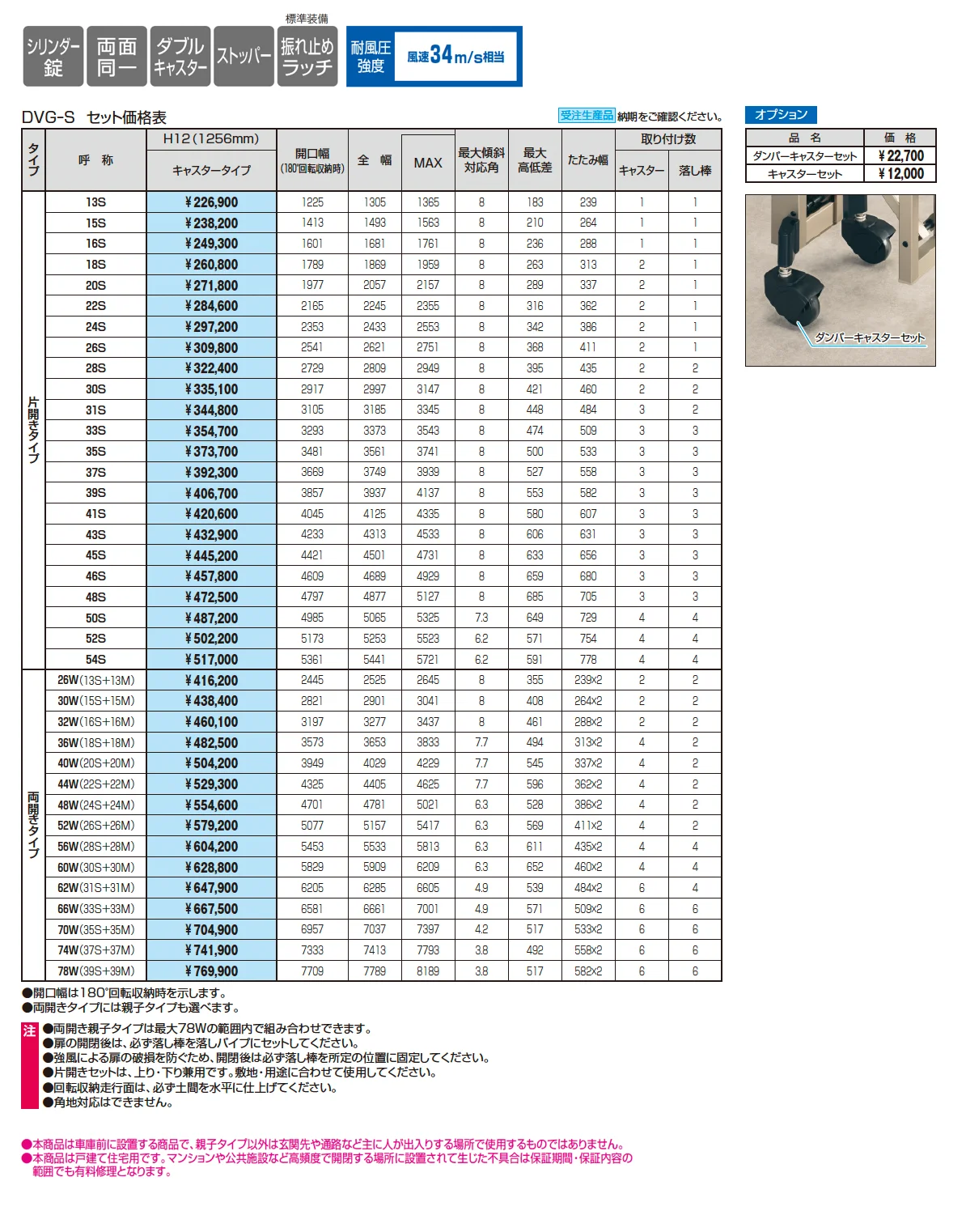 クロスゲートS(傾斜タイプ)【2025年10月価格改訂版】_価格_1