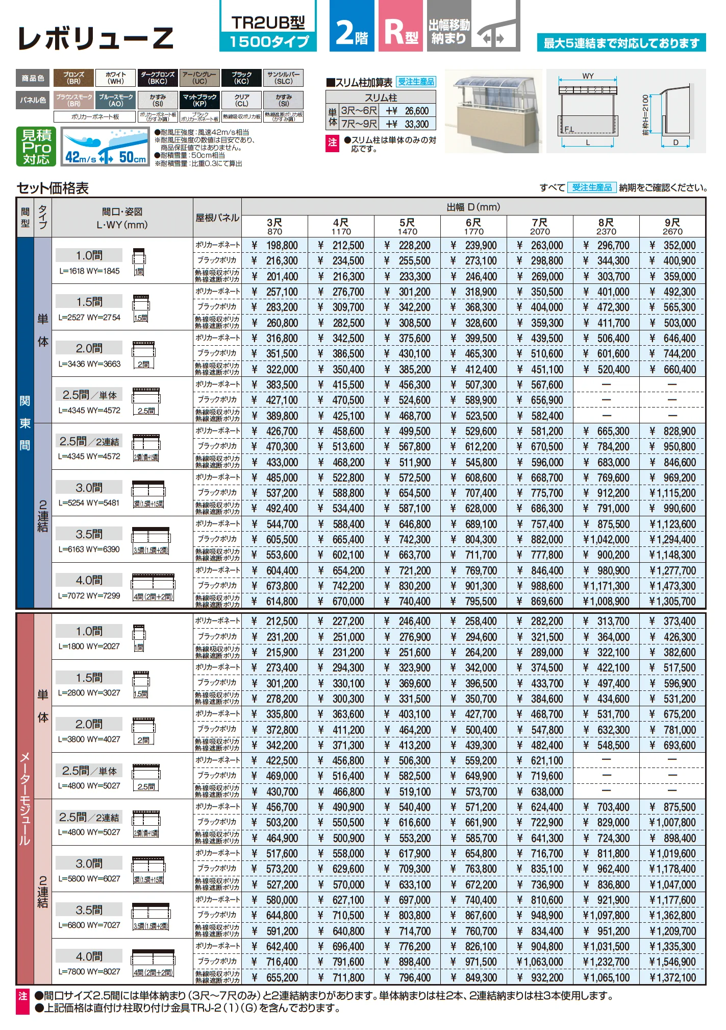 レボリューZ(TR2UB型 1500タイプ 2階)_価格_1