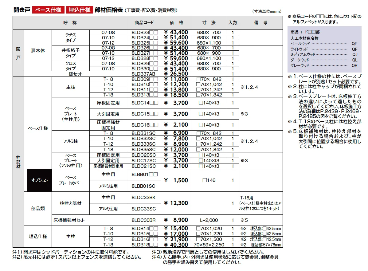 ウッドパーティション【2023年版】_価格_1