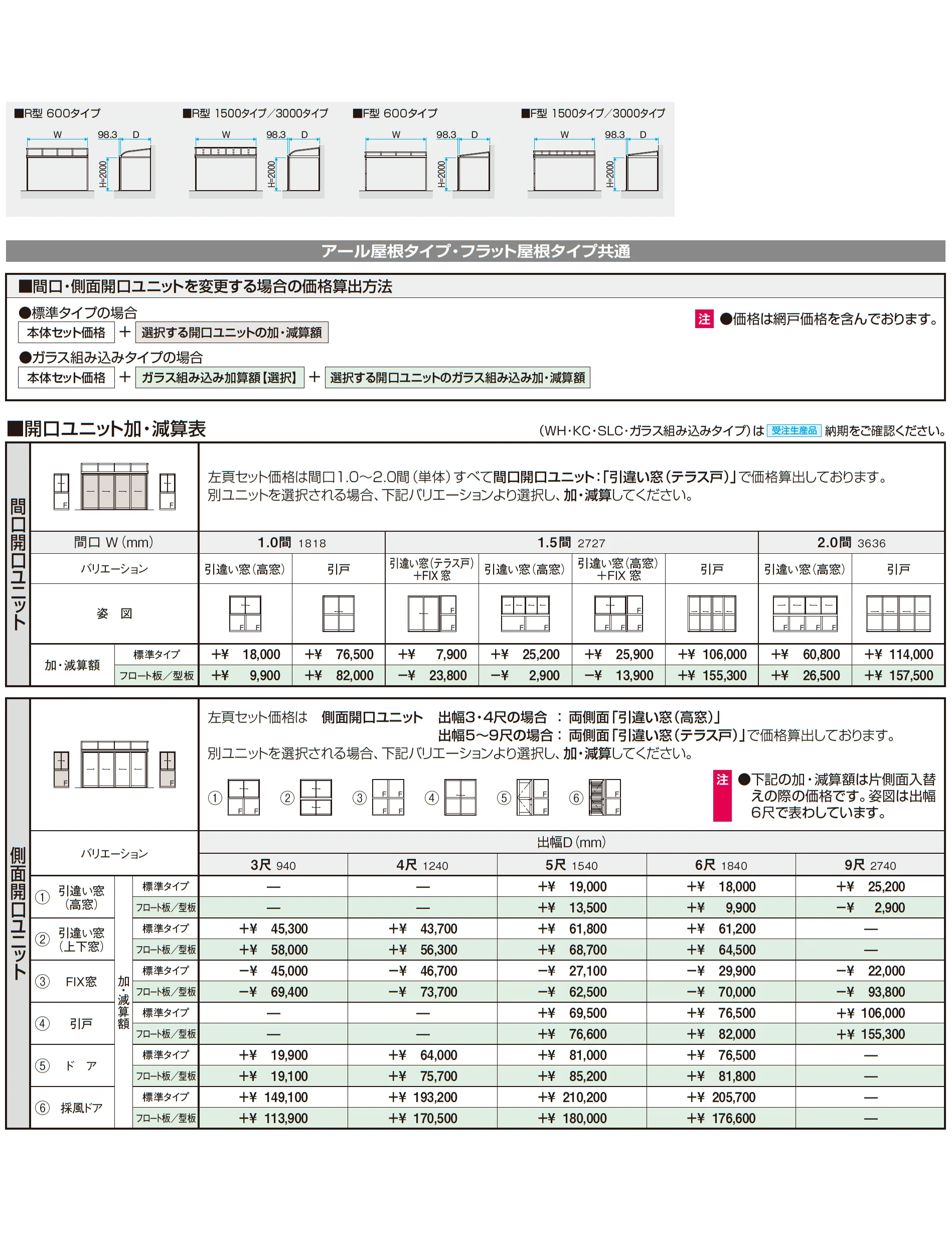 晴れもようwith(土間仕様/ランマなし H20サイズ 関東間)_価格_2