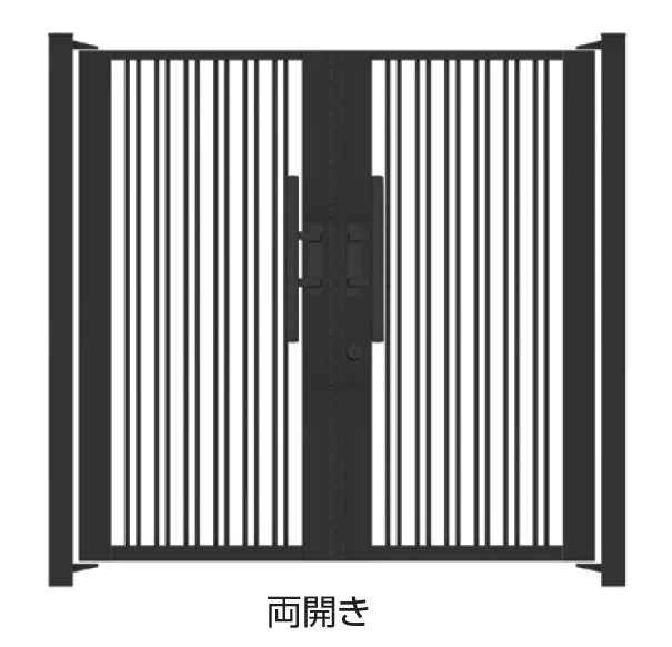 タカショー | ロートアルミゲート ストライプダブル【2024年版