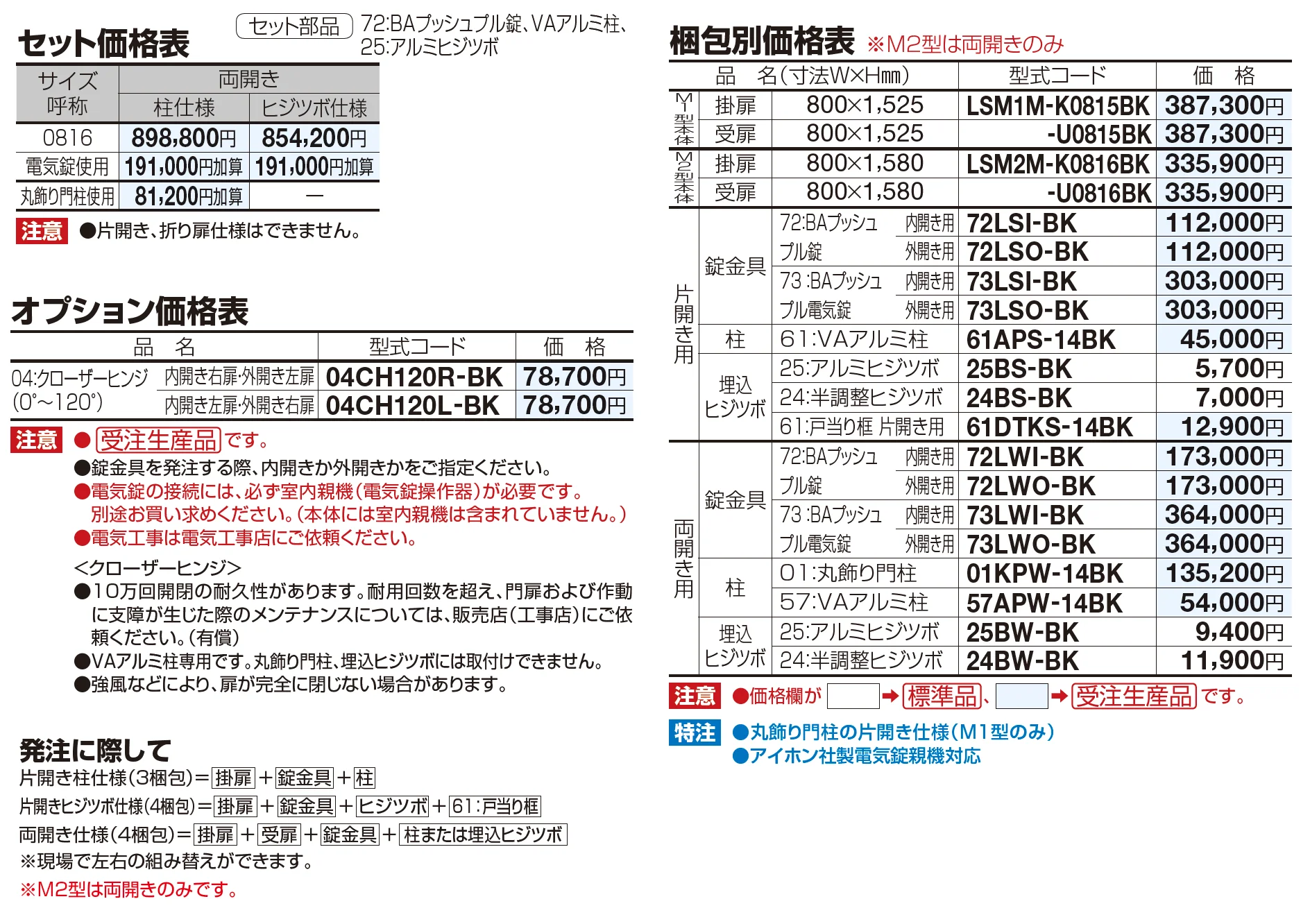 ロードス門扉 M2型【2023年版】_価格_1