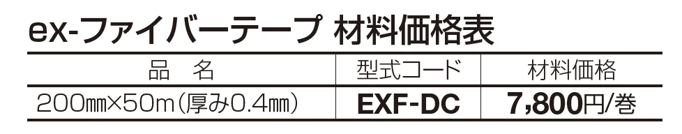 ex-ファイバーテープ【2023年版】_価格_1