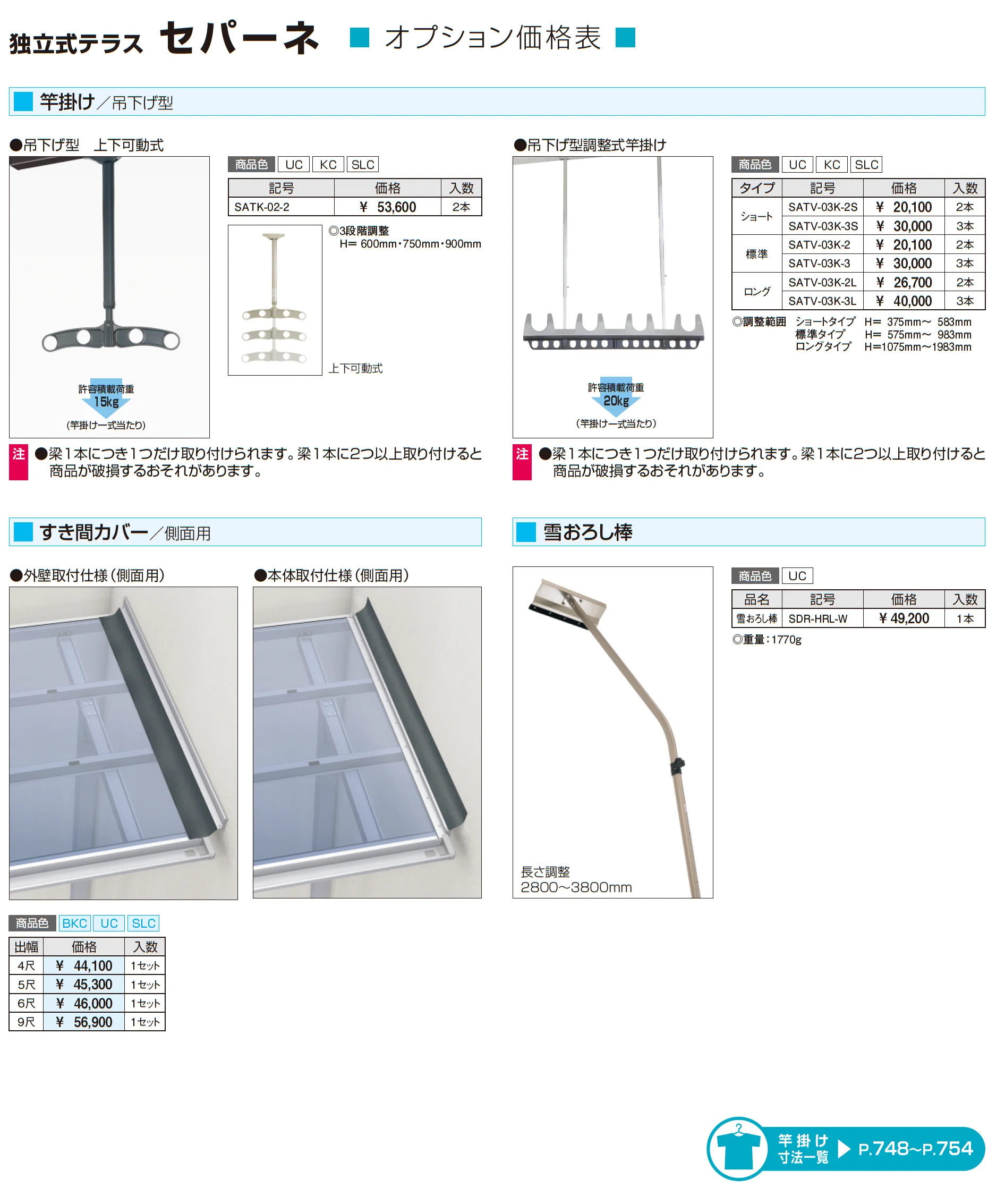 セパーネ(TVHN型 600タイプ)_価格_3