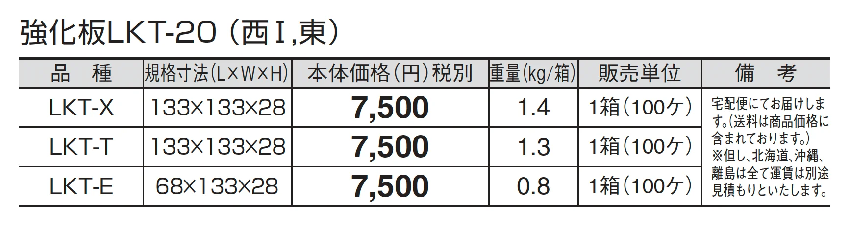 強化版 LKT-20_価格_1