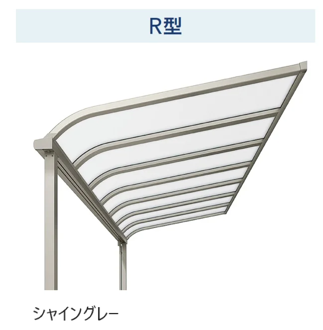 LIXILの「テラスVS R型 造り付け屋根タイプ」のサブ画像1