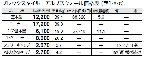 プレックスタイル アルプスウォール【2024年版】_価格_3