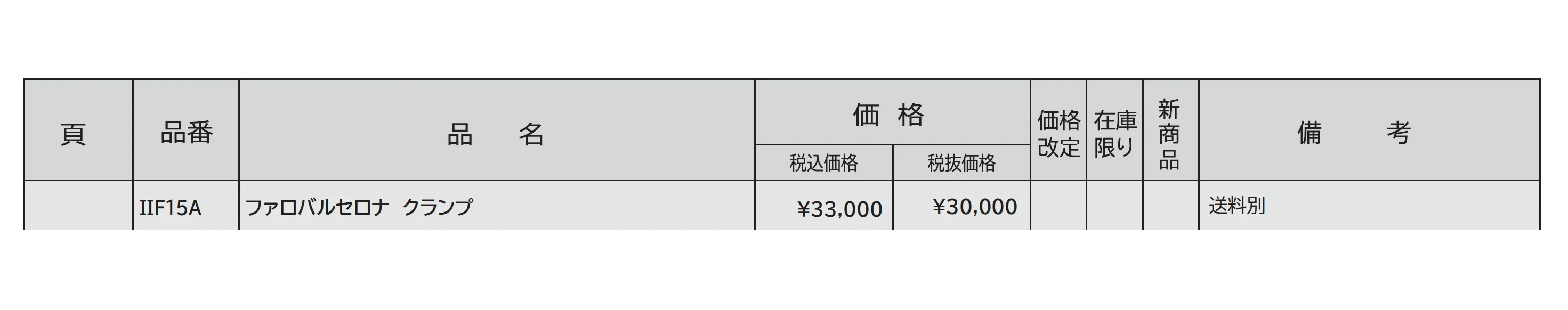 ガーデンライト ファロ バルセロナ クランプ【廃番】_価格_1