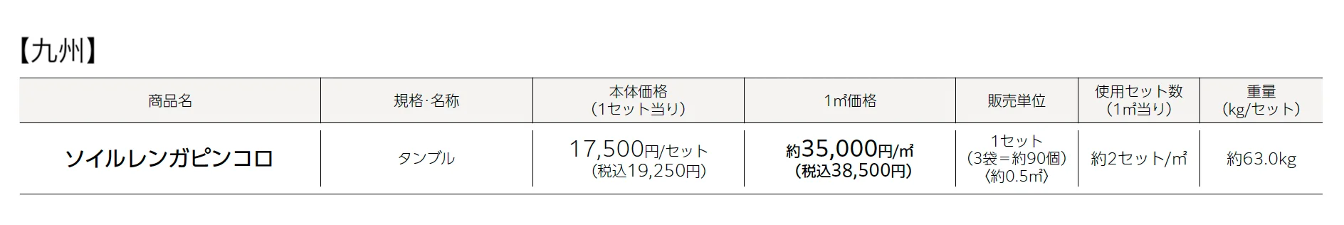 ソイルレンガピンコロ_価格_3