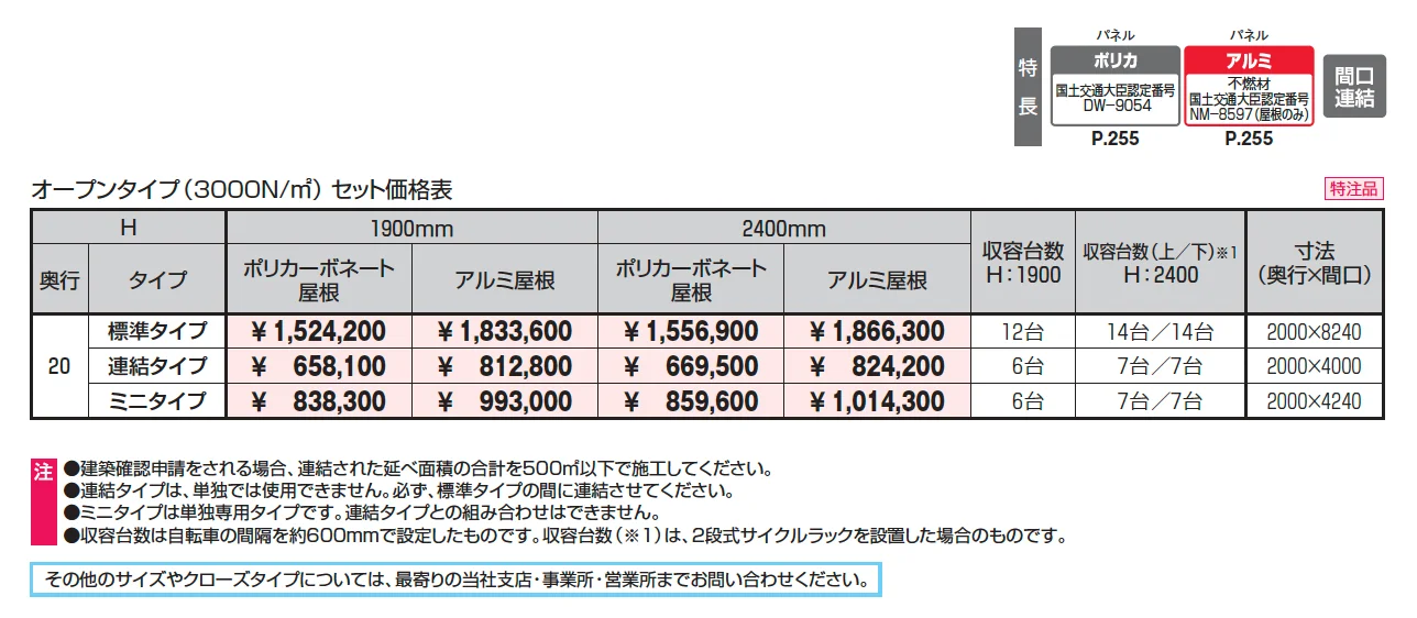 アルフォース オープンタイプ(特注仕様) 3000N/㎡【2025年版】_価格_1