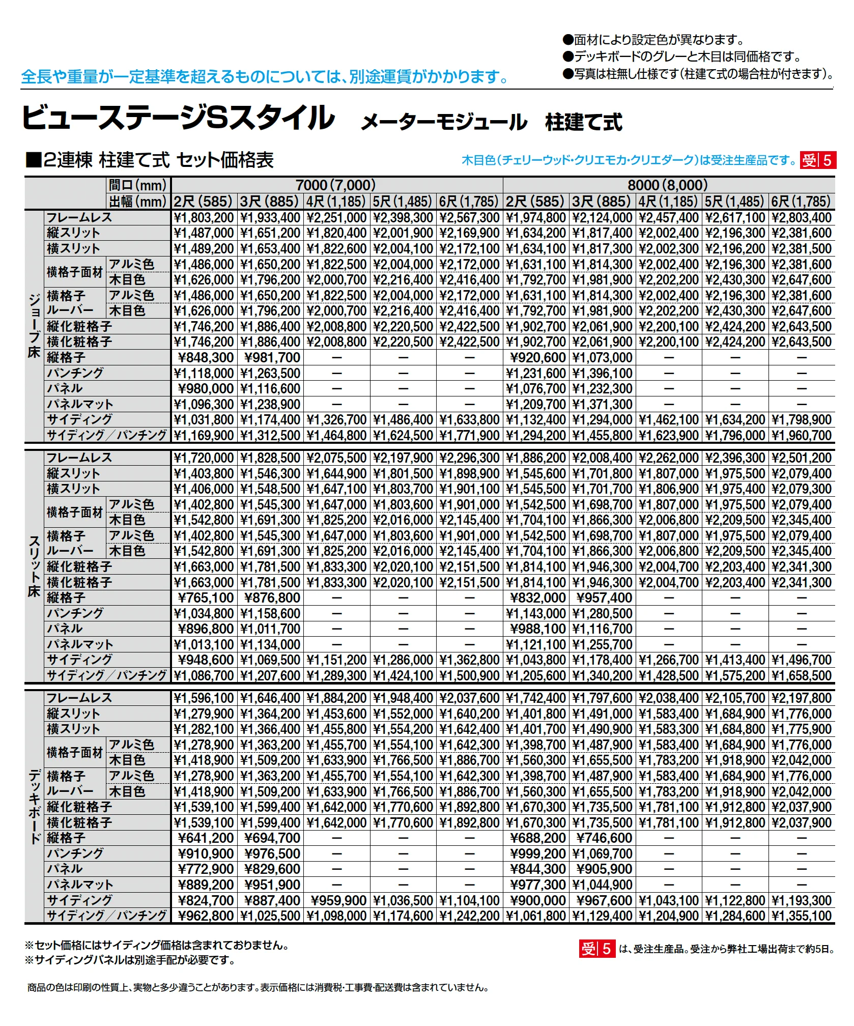 ビューステージ Sスタイル メーターモジュール 柱建て式_価格_4