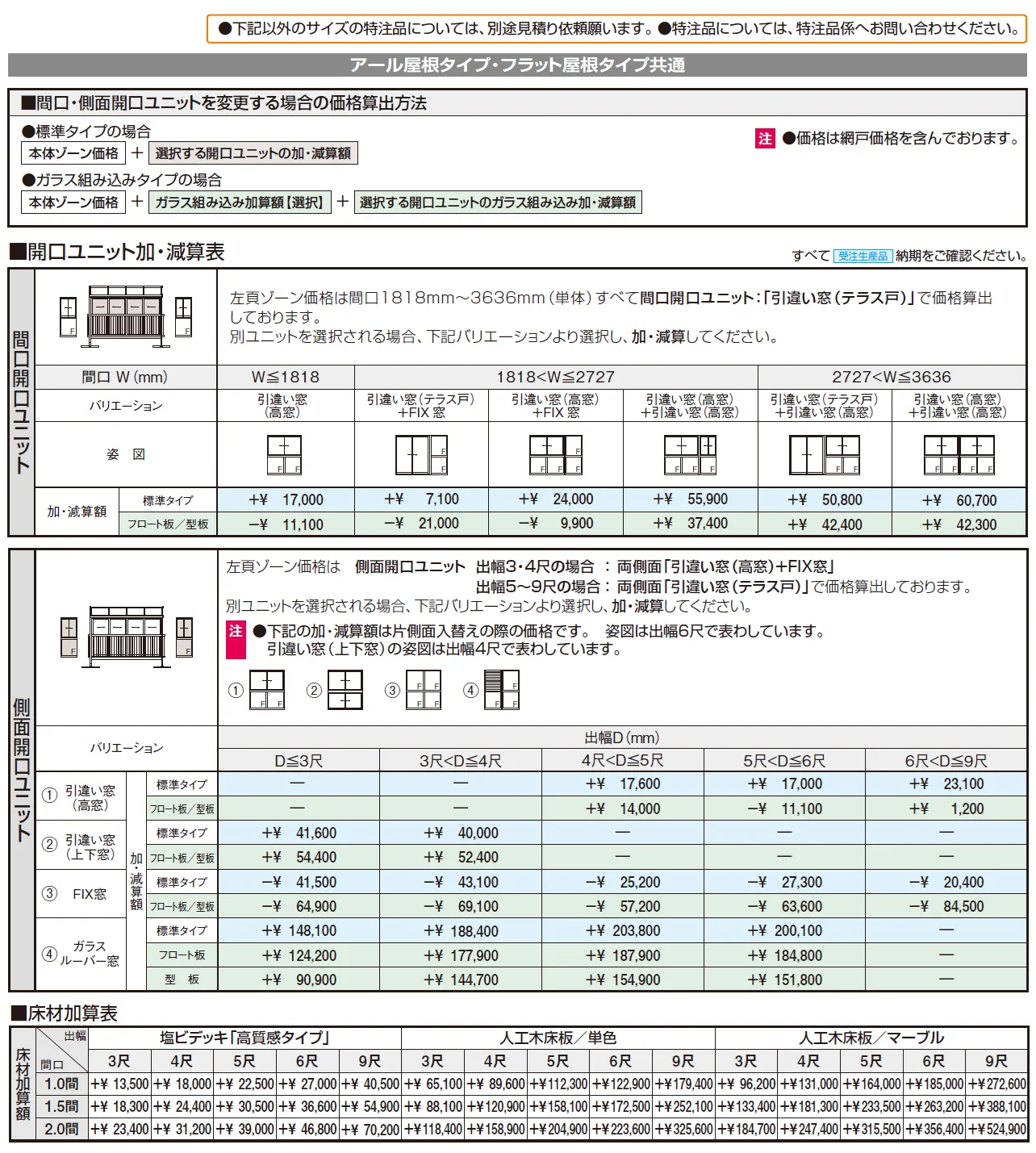 晴れもようwith特注品(バルコニー仕様／屋根置式 H20サイズ)【2024年版】_価格_2